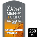 Dove Men+Care Sandalwood + Vanilla Shower Gel