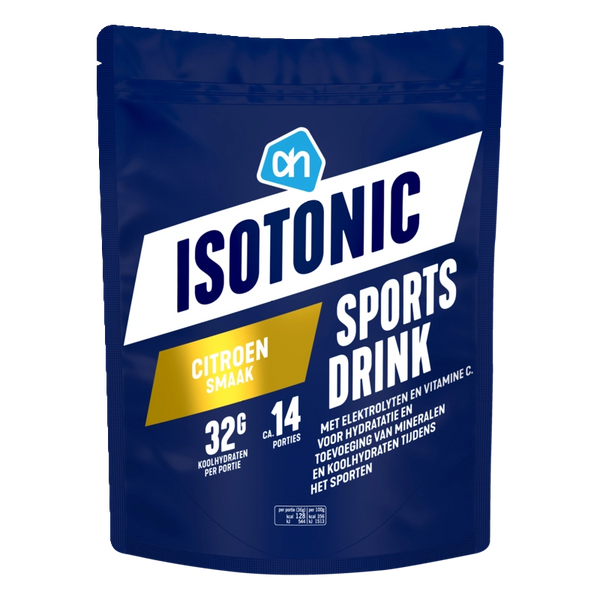 Isotonisches Sportgetränk mit Zitronengeschmack