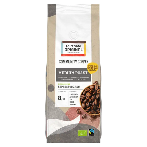 Fairtrade Original Community coffee medium roast bonen