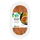 Terra plant-based burger with beans