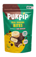 Pukpip Real banana bites Zartbitterschokolade
