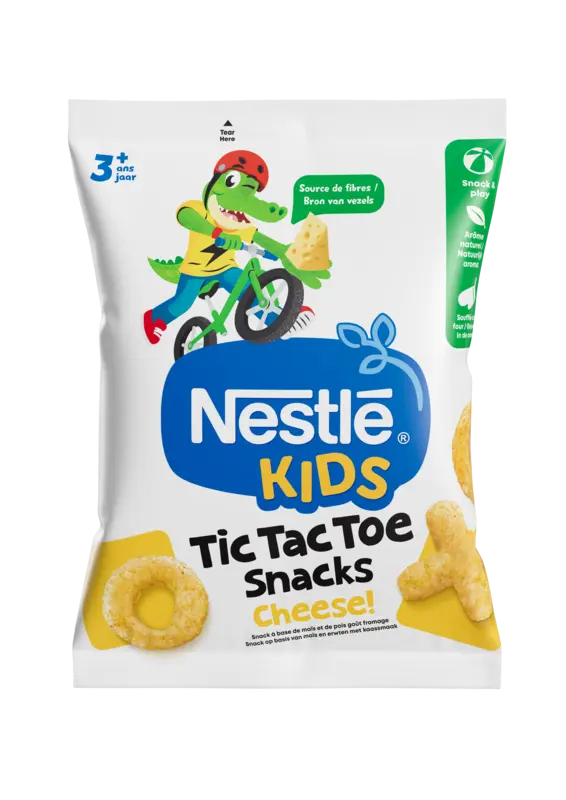 Nestlé Kids Tic Tac Toe Snacks Käse 3+ Jahre
