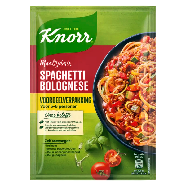 Knorr Meal Mix spaghetti bolognese