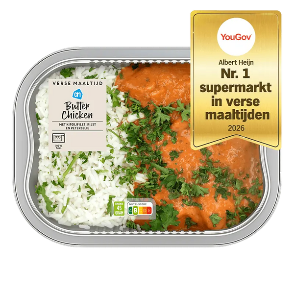 Verse maaltijd butter chicken