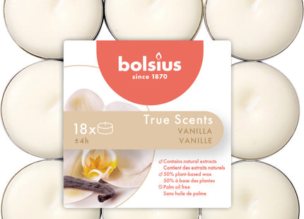 Bolsius True scents geurtheelichten vanille