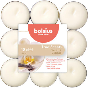 Bolsius True scents geurtheelichten vanille