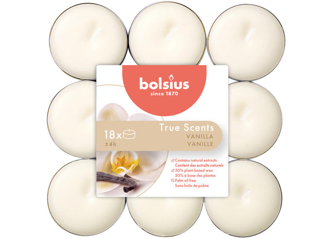 Bolsius True scents geurtheelichten vanille