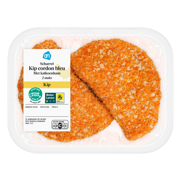 Scharrel kip cordon bleu 2 stuks