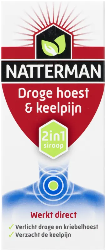 Natterman Trockener Husten & Halsschmerzen 2in1 Sirup