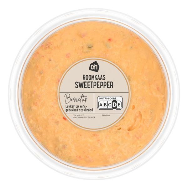 Roomkaas sweetpepper