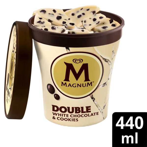 Magnum White chocolate and biscuits
