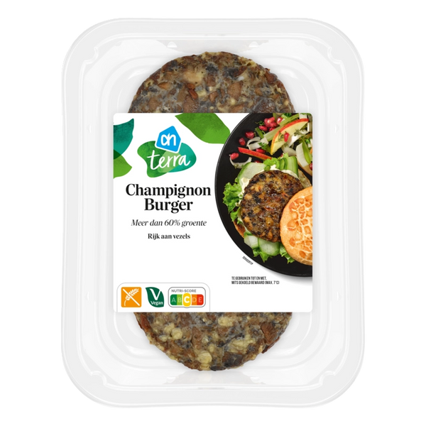 Vegetarische champignonburger