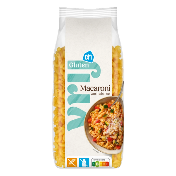 Glutenvrij Vezelrijke macaroni