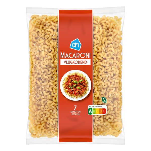Quick-cooking macaroni