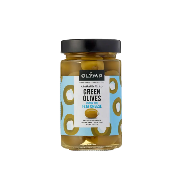 Olymp Grüne Oliven mit Feta-Käse