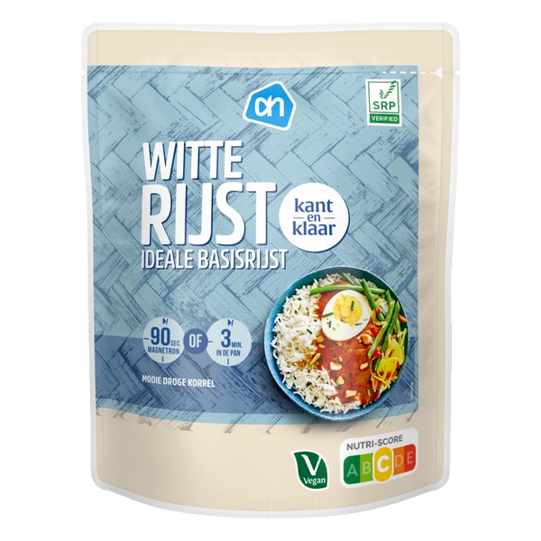 Ready-made white rice