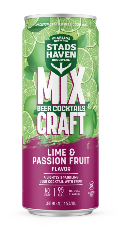 Stadshaven Brouwerij Mixcraft mit Limetten- und Passionsfruchtgeschmack
