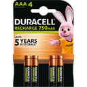 Duracell Rechargeable AAA Batteries 750 m