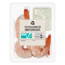 Cocktail shrimp with garlic sauce