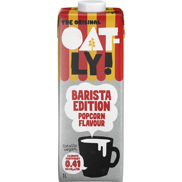 Oatly! Barista popcorn