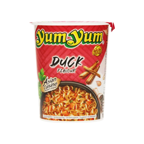 Yum Yum Duck flavour instant noodles