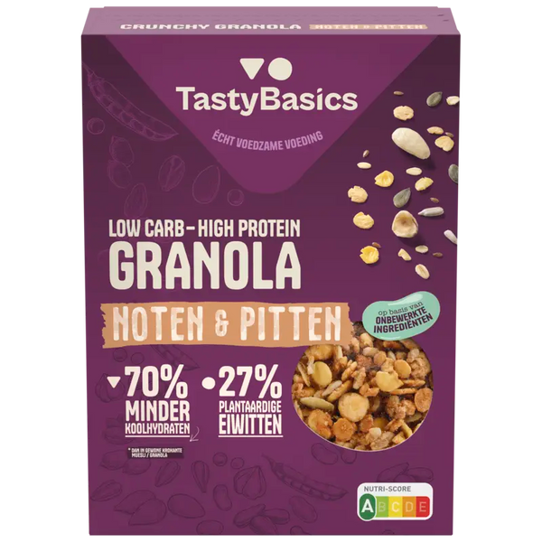 TastyBasics Crunchy granola noten & pitten