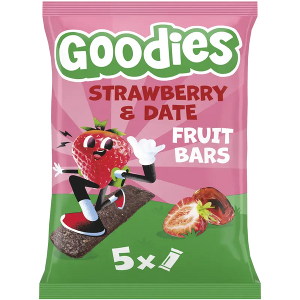 Goodies Strawberry & date fruit bars