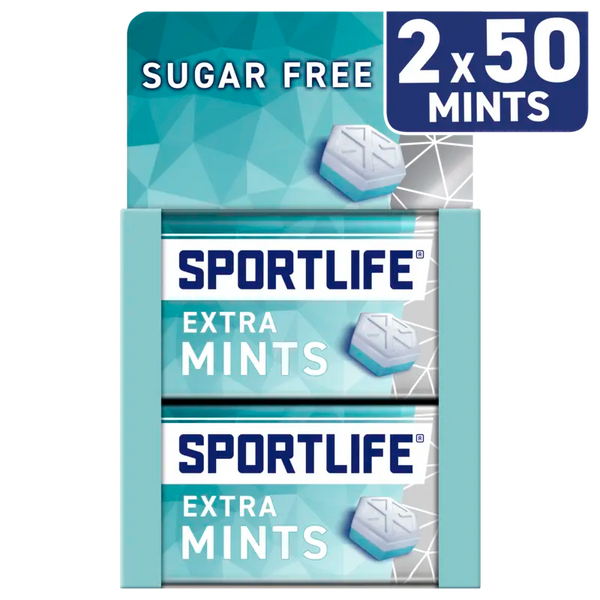 Sportlife Extramint zuckerfreie Minzpastillen 2er-Packung