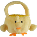 Pluche mandje kuiken