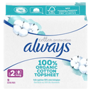 Always Monatsbinde Bio-Baumwolle lang plus