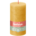 Bolsius Rustieke kaars okergeel 13cm