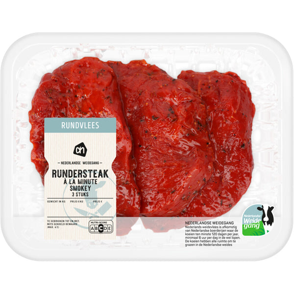 Rundersteak à la minute smokey