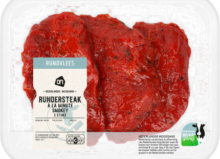 Rundersteak à la minute smokey