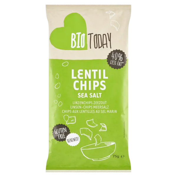 BioToday Lentil Chips Sea Salt