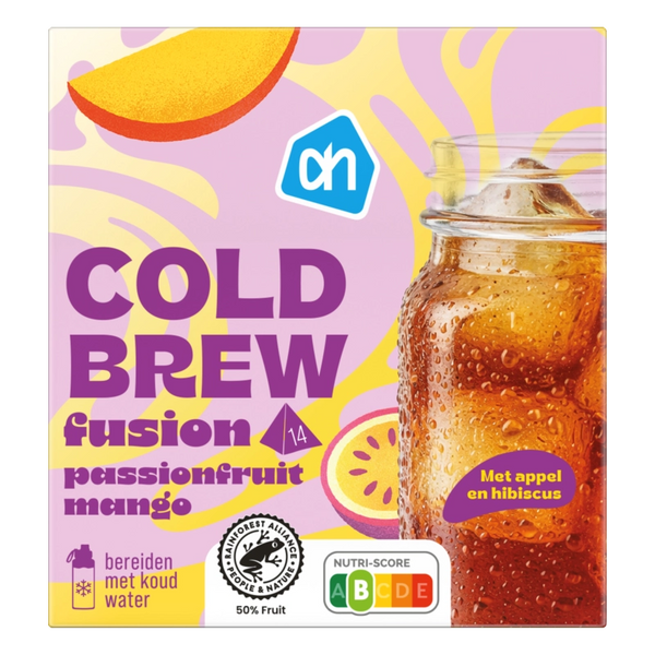 Cold brew fusion passionfruit mango