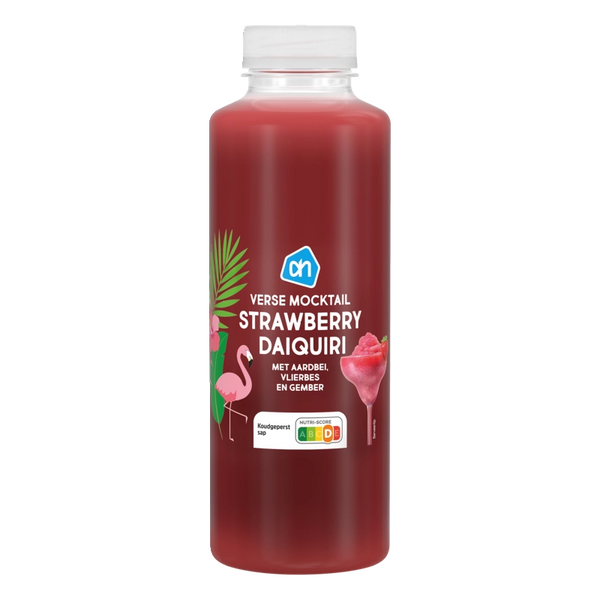 Fresh strawberry daiquiri mocktail