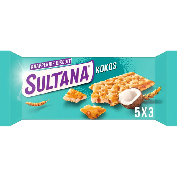 Sultana Knapperige biscuit kokos