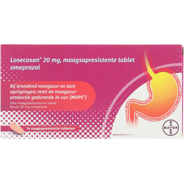 Losecosan Maagsapresistente tablet omeprazol 20mg