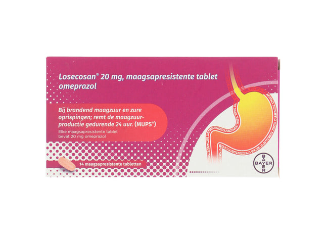 Losecosan Maagsapresistente tablet omeprazol 20mg