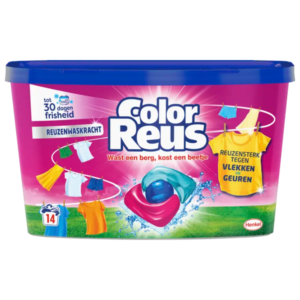 Witte Reus Color 3+1 Kraft Waschmittelkapseln Farbe