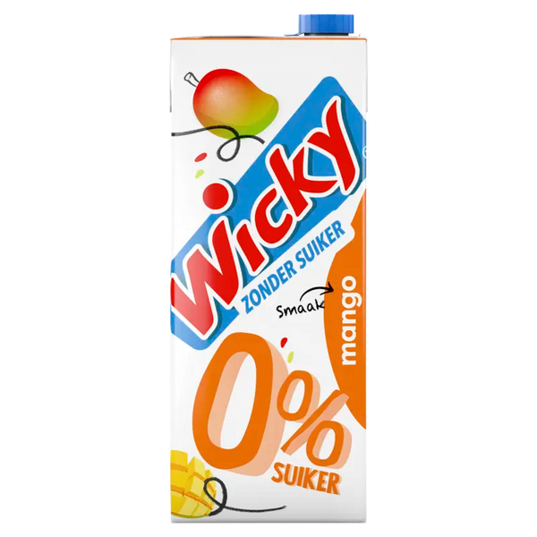 Wicky Mango 0 % Zucker
