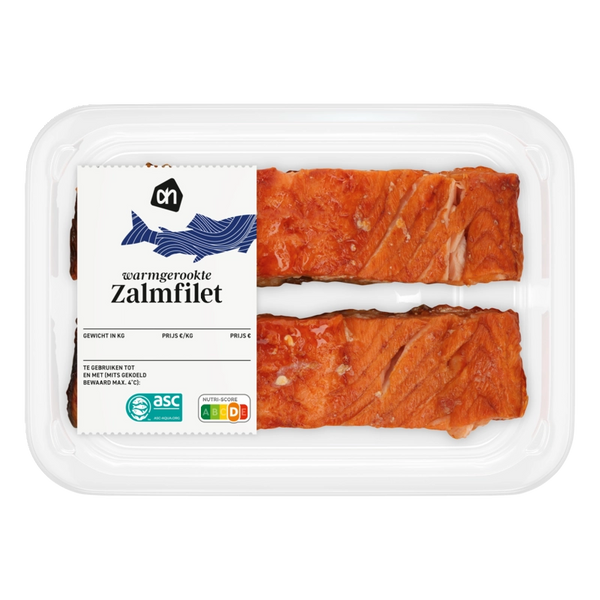 Warmgeräuchertes Lachsfilet