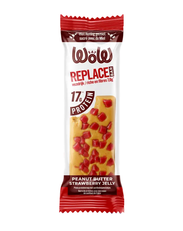 Eatwow Replace bar pindakaas aardbeienjam