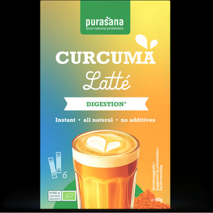 Purasana Curcuma latté oploskoffie