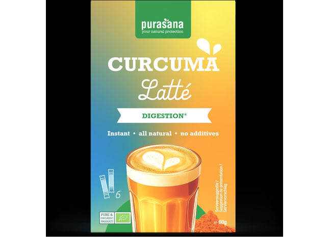 Purasana Curcuma latté oploskoffie