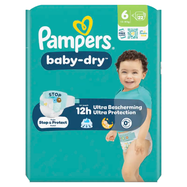 Pampers Baby-Dry Windeln Größe 6