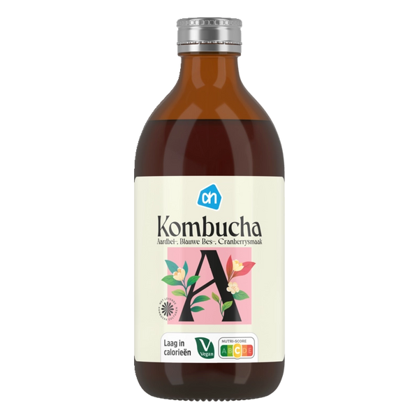 Kombucha Erdbeere Blaubeere Cranberry
