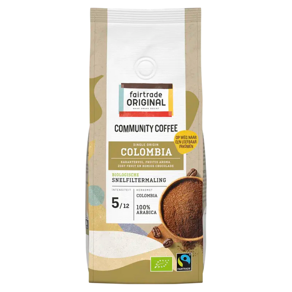 Fairtrade Original Colombia organic quick filter grind