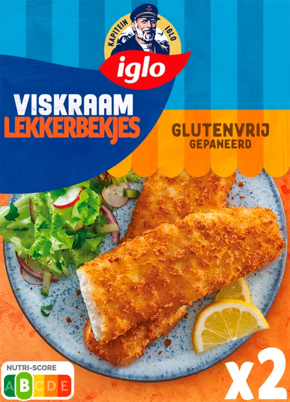 Iglo Glutenfreie Backfischfilets paniert