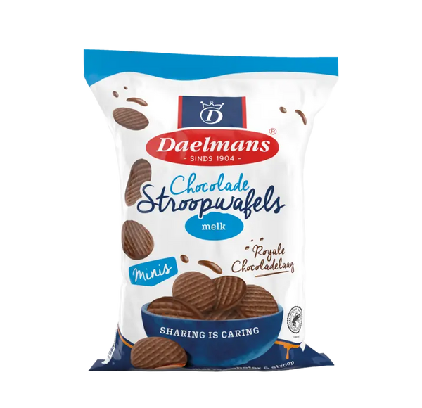 Daelmans Chocolade stroopwafels mini's